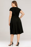 Plus Size Black Party Dress