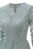 Load image into Gallery viewer, Sky Blue V-Neck Lace Dress