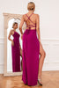 Load image into Gallery viewer, Spaghetti Straps Long Prom Dress with Split Front