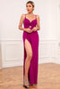 Load image into Gallery viewer, Spaghetti Straps Long Prom Dress with Split Front