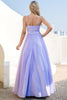Load image into Gallery viewer, Purple Tulle A-line Prom Dress