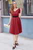 Load image into Gallery viewer, Red Plaid Vintage Dress