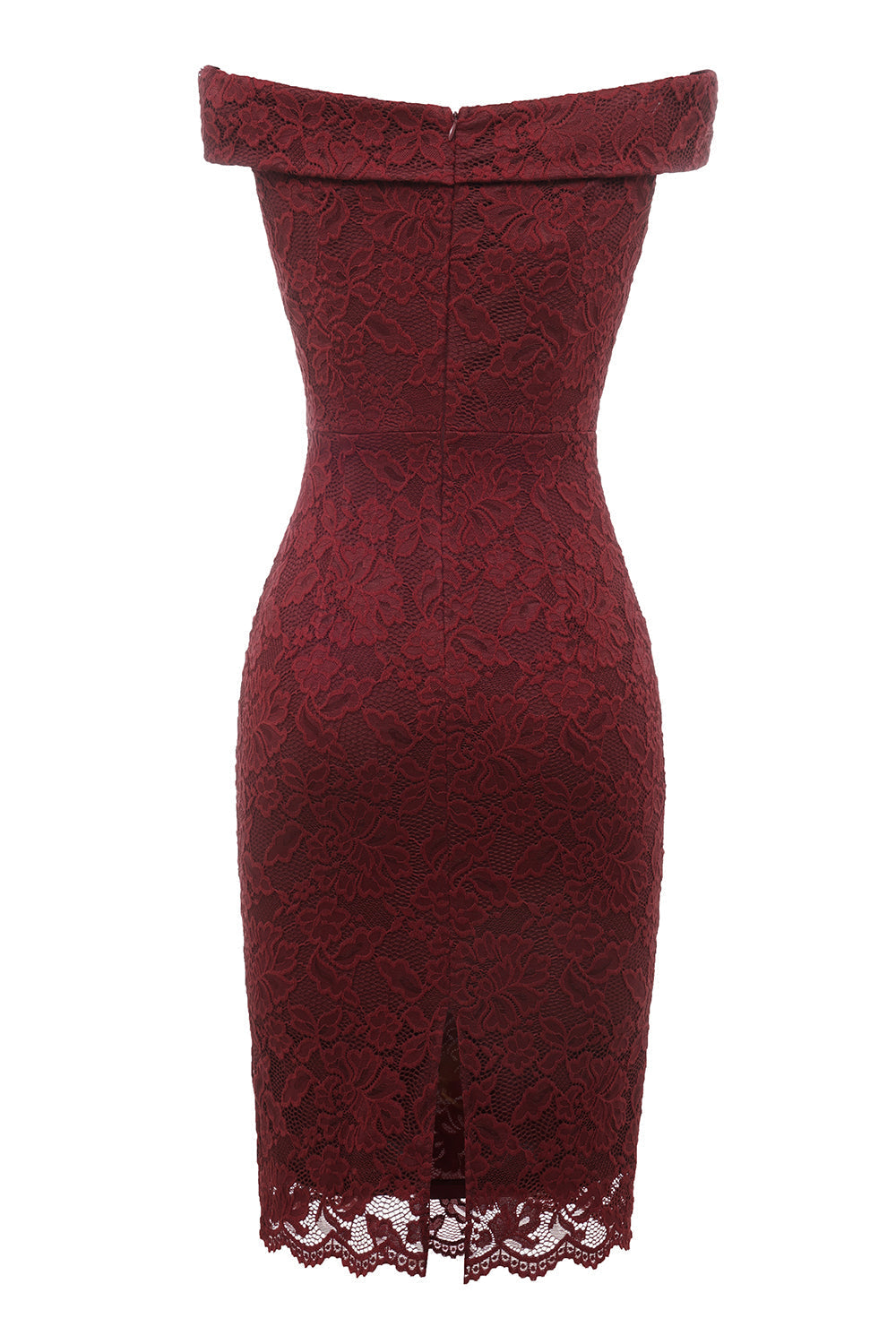 Navy Bodycon Lace 1960s Dress