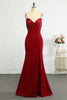 Load image into Gallery viewer, Lace Dark Red Bridesmaid Dress