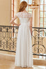 Load image into Gallery viewer, A Line Sweetheart White Long Lace Dress
