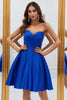 Load image into Gallery viewer, Royal Blue A-Line Sweetheart Short Graduation Dress
