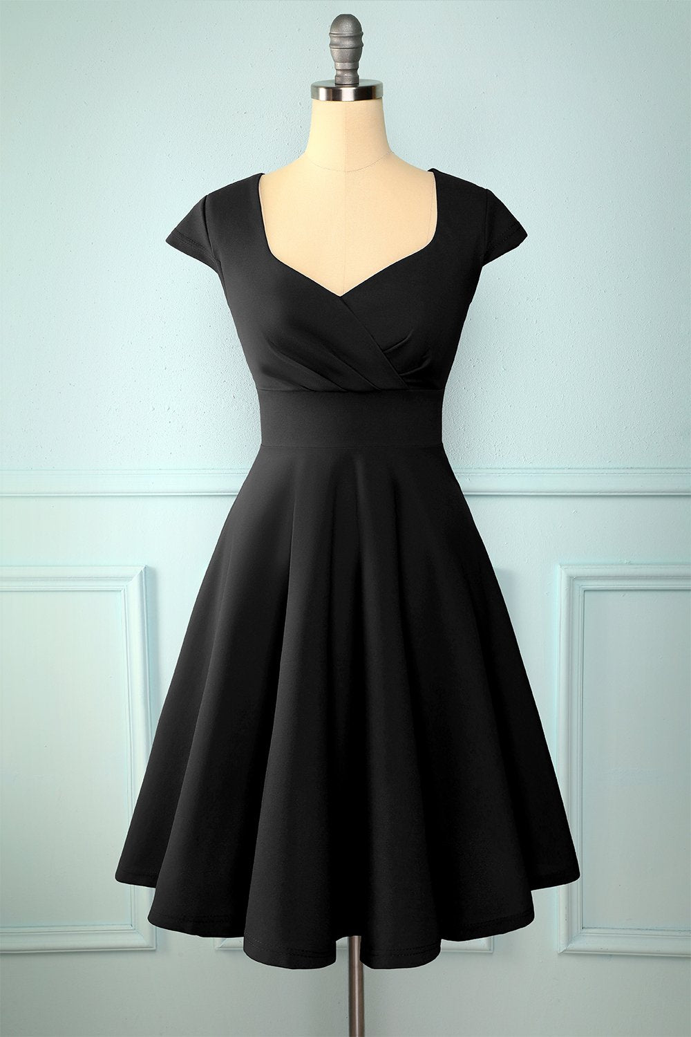 Black Solid Dress