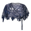 Load image into Gallery viewer, 1920s Blue Flower Sequin Women Cape