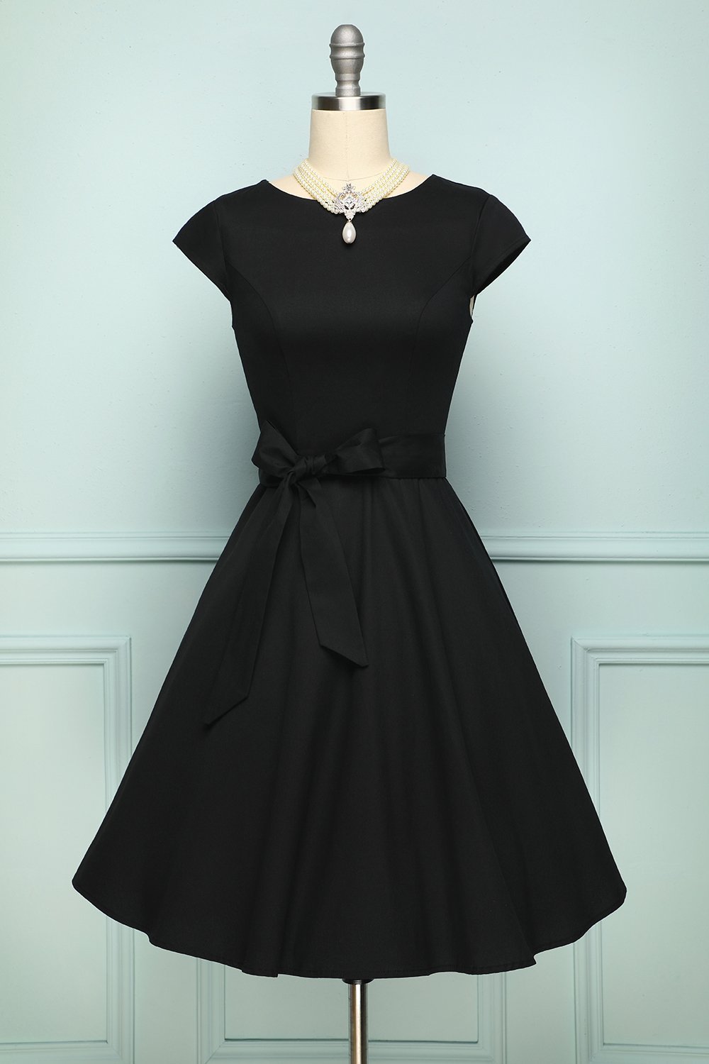 Black Solid Dress