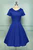 Load image into Gallery viewer, Blue Button Dress - ZAPAKA
