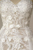 Load image into Gallery viewer, A Line Wedding Dress with Appliques