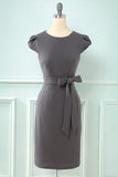 Bodycon Cap Sleeves 1960s Dress