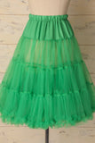 Green Tulle Petticoat - ZAPAKA