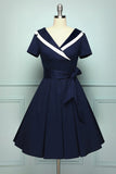 Navy Soldier Dress - ZAPAKA