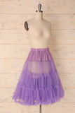 Purple Tulle Petticoat - ZAPAKA