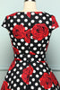 Load image into Gallery viewer, Rose Dots 1950s - ZAPAKA