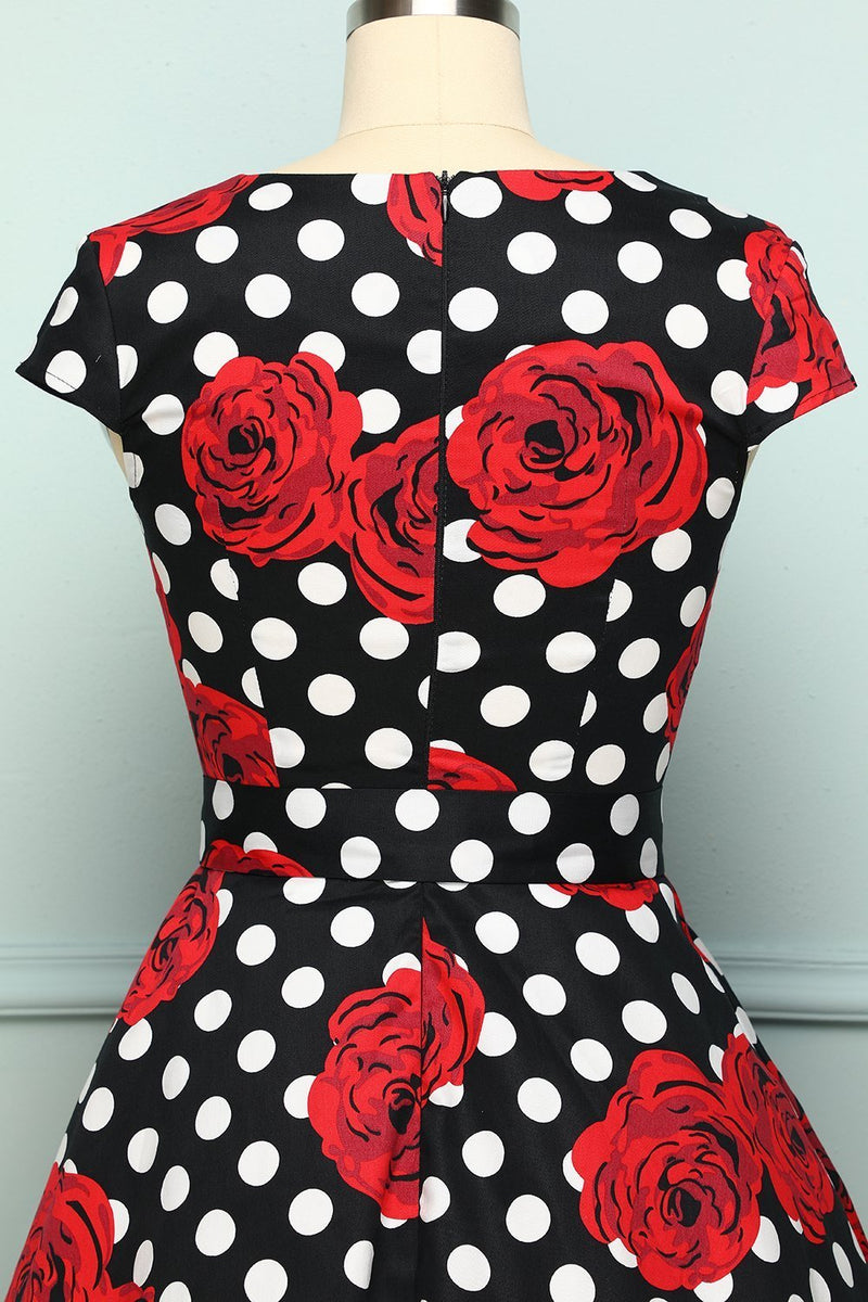 Load image into Gallery viewer, Rose Dots 1950s - ZAPAKA