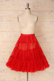 Tulle Red Petticoat - ZAPAKA