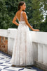Load image into Gallery viewer, Pink Lace Prom Dress