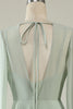 Load image into Gallery viewer, Mint Wedding Guest Dress with Long Sleeves