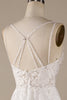 Load image into Gallery viewer, Ivory A-Line Tulle Criss-Cross Straps Back Wedding Dress